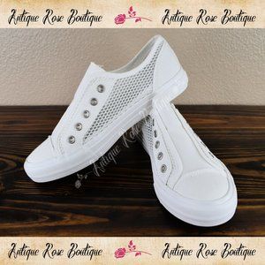 🌹 Very G Gypsy Jazz Mesh It White Fashion Sneaker